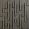 Ekena Millwork 19 5/8in. W x 19 5/8in. H Staggered Brick EnduraWall Decorative 3D Wall Panel Covers 2.67 Sq. Ft. WP20X20SBISG - alternate 1